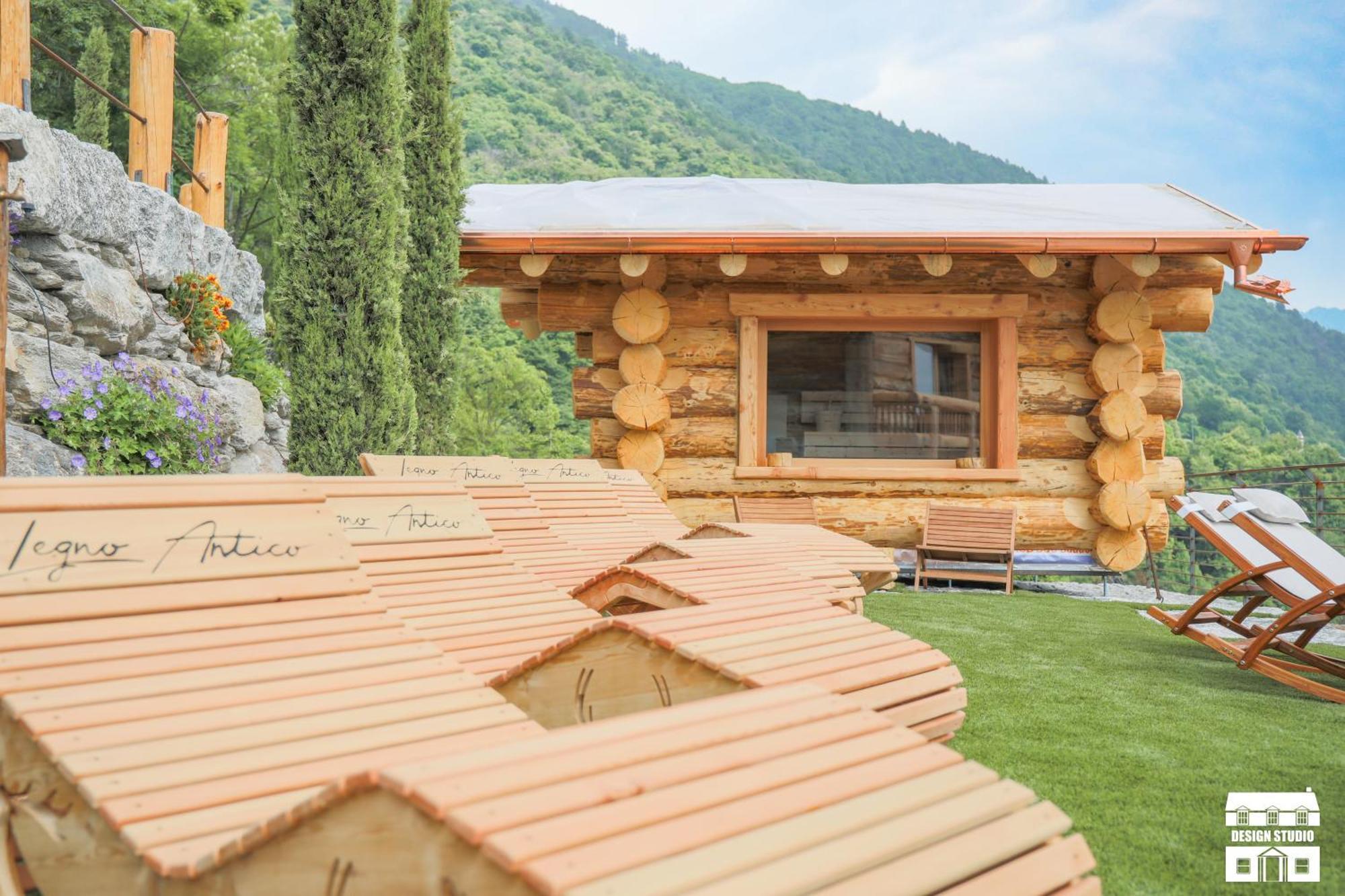Chalet Antico Legno By Design Studio Sueglio Exterior foto
