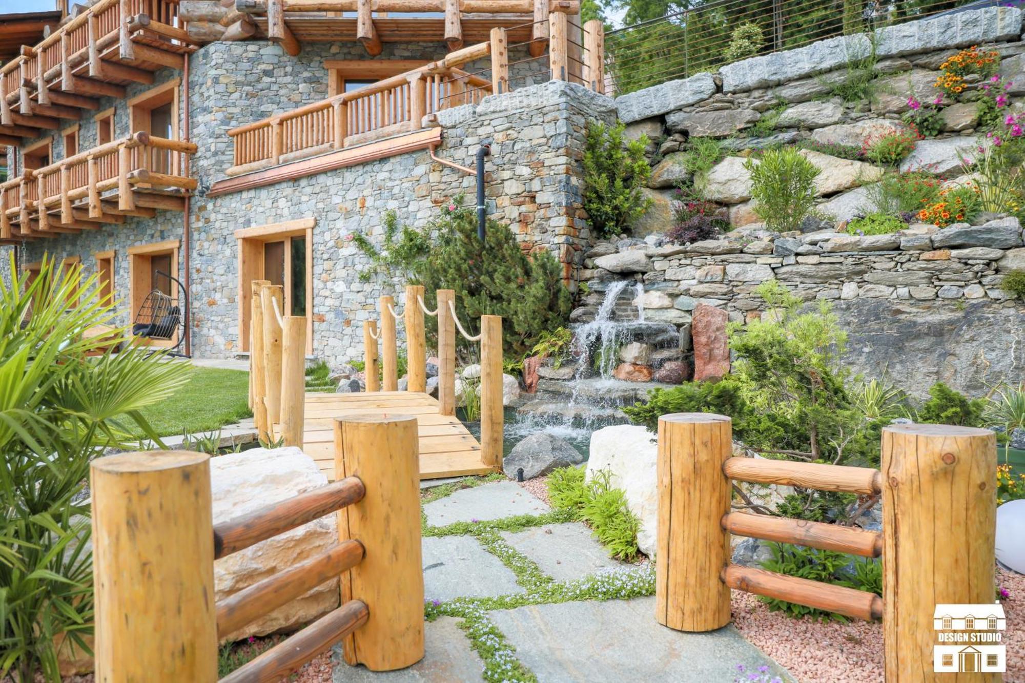Chalet Antico Legno By Design Studio Sueglio Exterior foto