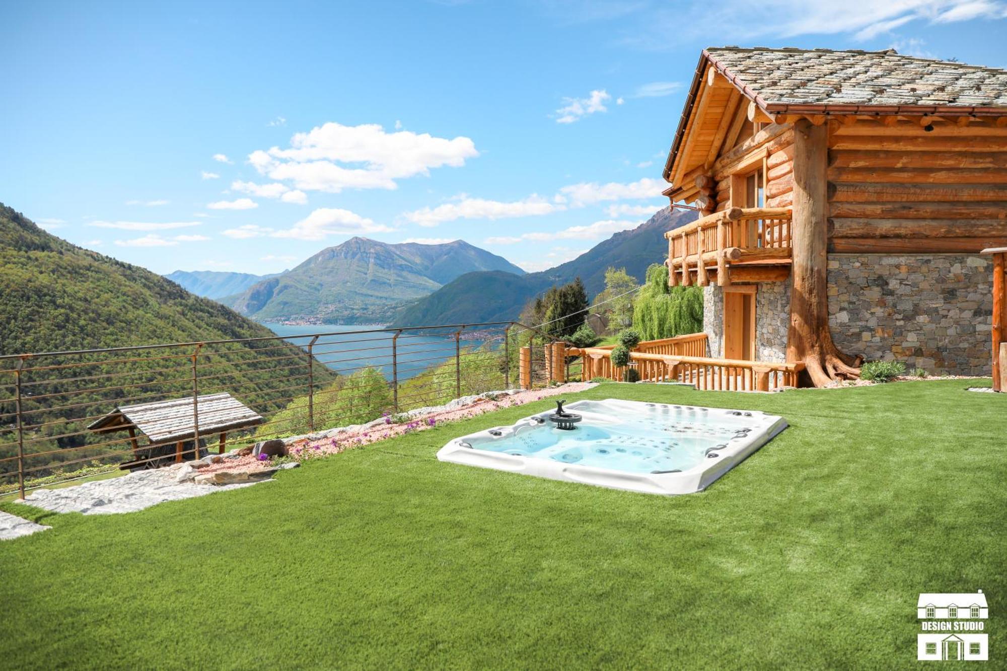 Chalet Antico Legno By Design Studio Sueglio Exterior foto